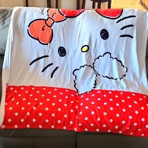 Hello Kitty Kawaii Cat Throw Blanket